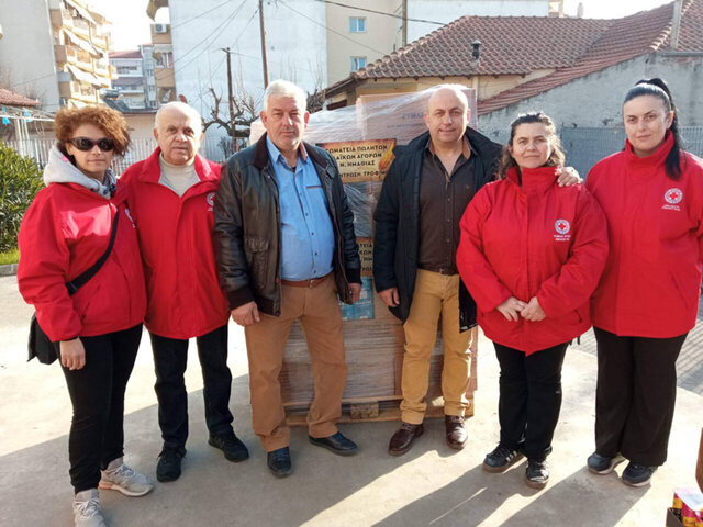 Ανθρωπιστική βοήθεια για τους σεισμόπληκτους Τουρκίας και Συρίας από τον Σύλλογο Πωλητών λαϊκών αγορών Ημαθίας